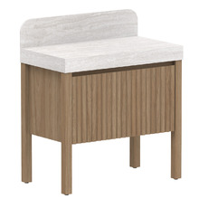 Harper 900mm Freestanding Single Vanity with Solid Surface Countertop